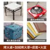 Mesa de Churrasco de Aço Inoxidável Novo Modelo para Uso Doméstico Multifuncional Dobrável Aquecimento Mesa de Jantar Grelha de Churrasco Mesa de Jantar Quadrada