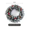 Guirnalda de Navidad de Ratán para Amazon Transfronterizo 40/50/60cm Guirnalda de Decoración Navideña Adornos Decoraciones de Escena