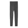 Novas leggings de tricô sem costura 18 pontos, 100% lã ultrafina fiada finamente para mulheres, modeladoras, versáteis, cintura alta, elásticas e justas