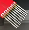 Palillos Cerámicos de Alta Temperatura para Uso Doméstico, Empaque en Caja de Regalo, Diseño Creativo, Resistentes a la Humedad, Resistentes al Moho, Caja de Madera Deslizante, Empaque a Granel