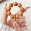 Pulseira de Sementes de Bodhi Olho de Fênix Nepalesa Original para Segurar em Mãos Círculo Único Pulseira de Contas de Oração Budista Atacado