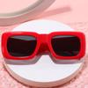 Gafas de sol de montura pequeña, sencillas y cuadradas, nuevas gafas de sol para hombres y mujeres, gafas de espectáculo callejero, generación de colores dulces