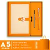 En stock Cuaderno de Negocios A5 de Gama Alta Caja de Regalo Traje Reunión Anual Alto Valor de Color Bloc de Notas de Regalo de Acompañamiento Logo Imprimible