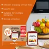 Cebo para Moscas de la Fruta Moonspry Trampa para Moscas de la Fruta Fórmula de Fructosa Sorbitol Captura Diaria Moscas de la Fruta de Cocina