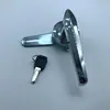 Fechadura de maçaneta MS306-2, liga de zinco fechadura para porta de armário elétrico, maçaneta para armário de controle, fechadura para porta de armário de comunicação