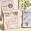 Calendario de Escritorio de Rilakkuma Lindo de Dibujos Animados, Alto Valor Estético, Femenino y Adorable, Mini Calendario de Escritorio Decoración para Estudiantes