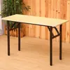 Mesa Plegable Mesa de Conferencias Mesa Larga Escritorio de Entrenamiento Mesa de Comedor Simple Mesa de Puesto Mesa de Manicura Escritorio Rectangular para el Hogar
