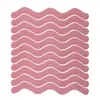 Cinta Transparente Antideslizante para Escaleras de Piso Resistente al Desgaste, Adhesivo Fuerte, Impermeable, Forma de S, Pegatinas Antideslizantes de PEVA para Baño