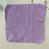 20*20 color sólido liso toalla de jardín de infantes cuadrado pequeño algodón absorbente material de toalla para pastel toalla de estudio