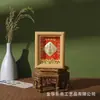 Adorno de regalo portafotos hueco en relieve con pan de oro, calabaza de la fortuna, bolsa de la suerte, decoración de escritorio de paz y alegría, venta al por mayor