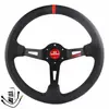 Volante deportivo MOMO V1 de 14 pulgadas, cóncavo profundo, para coche modificado, volante deportivo competitivo universal de PVC