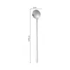 Colher de Aço Inoxidável Colher Louça Colher de Café Doméstica Colher Redonda Pequena Colher de Sobremesa Colher para Caneca Colher de Mistura Colher Pequena