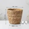 Juego de 3 Cestas Tejidas de Escritorio Tulipán Cesta de Almacenamiento Cubo Abrazo Cesta de Flores Cesta de Mimbre Tejido Maceta para Plantas Verdes Cesta de Decoración para Plantar