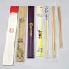 Pares de hashis descartáveis de bambu para entrega de comida e restaurantes, pares de hashis de bambu embalados individualmente para uso hoteleiro e comercial