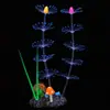 Decoración Fluorescente para Acuario y Pecera-Adornos de Coral Simulado de Silicona