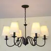 Lustre minimalista de sala de estar estilo americano, todo em cobre, adequado para vilas, lobbies de hotel e restaurantes, lustre personalizado criativo retrô de designer