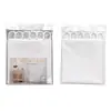 Cortina de Ducha Transfronteriza Nueva de Color Puro Peva Engrosada Impermeable Baño Cortina de Partición Sin Perforaciones Cortina de Ducha para Privacidad de Baño