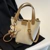 Moda Nueva 2022 Bolso de Mano Tipo Cesta de Verduras Todo Fósforo Bolso Cruzado Texturizado Bolso Pequeño para Mujer