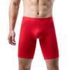 Ropa interior roja de año de nacimiento para hombre, bóxers transpirables de malla de seda de hielo, pantalones deportivos para correr con piernas extendidas y resistentes al desgaste