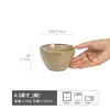 Cuenco de cerámica de estilo japonés retro con forma especial, vajilla creativa esmaltada al horno, cuenco de arroz para el hogar, cuenco de gachas, cuenco pequeño, cuenco de arroz, cuenco desagradable