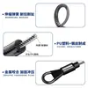 Cable de acero con mosquetón, popular en AliExpress, cordón retráctil portátil para llaves anti-pérdida, cuerda anti-pérdida para equipo de pesca