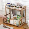 Suministros de Cocina Transfronterizos Almacenamiento de Salsa y Vinagre Estante de Almacenamiento para el Hogar Estante de Almacenamiento Multifuncional para Especias en la Encimera