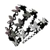 Diadema con ondas de mariposa y diamantes de imitación para niña, accesorio para el cabello de alta calidad, sin forro, 2024