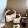 Bolso de mano fresco con lazo de lunares estilo coreano para mujer, nuevo y lindo bolso de hombro mini versátil para niños, bolso cruzado