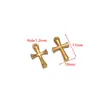Acero Inoxidable Estrella de Mar Pez Tortuga Agujero Cuentas Elefante Pequeño Caracol Colgante de Cruz Collar Pulsera DIY Accesorios de Joyería con Cuentas