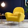 Sofá de Tecido Estilo Americano de Um Lugar Sofá Preguiçoso para Sala de Estar Quarto Cadeira Individual Minimalista para Apartamento Pequeno Banco Tigre Casual de Luxo Leve