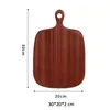 [Escolha Premium] Tábua de Corte para Bebê Frutas Tábua de Corte de Madeira Tábua de Corte Mini Prato Criativo Infantil Tábua de Corte