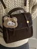 Bolsa de Nicho Nueva de Invierno 2025 Mochila de Moda Portátil para Mujer Mochila Escolar Coreana Mochila de Viaje Retro
