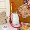Bolso Cruzado Color Bloque Dopamina Transfronterizo para Mujer, Bolso Casual para Teléfono, de un Solo Hombro, Cubo Versátil para Botella de Agua con Cordón para Exteriores