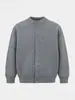 Cárdigan de Punto para Hombre/Mujer, Temporada Otoño/Invierno 2026, Grueso y Cálido, Estilo Old Money, Lujo Ligero, Color Sólido, Estilo Unisex para Parejas
