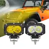 Luz de Trabalho LED Dupla para Carro 4 polegadas 40W Veículo Off-road UTV Luz Motocicleta Caminhão Modificação Refletor
