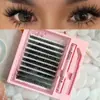 Pestañas postizas gruesas populares europeas y americanas, juego de pegamento de 80 piezas para el maquillaje de chicas asiáticas mestizas populares, pestañas postizas de comercio exterior transfronterizo