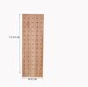 Painel Perfurado Tamanho Personalizado Madeira Maciça Nórdico Painel Laminado Armazenamento Cozinha Decorativo de Madeira Parede Pendurado na Parede
