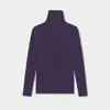 Camiseta base popular de gola alta ACME com 18 cores opcionais para mulheres, top versátil para usar em camadas outono 2026 31938