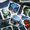 Serie Amor Bajo la Lluvia Yi Niao Caja de Avión Pegatinas Paisaje Lluvioso Artístico Ins Soñador Pegatinas Decorativas para Diario DIY