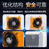 Ventilador de Resfriamento de Alumínio Hidráulico Ruijia Cooler Rj-224 Cooler Fino para Estação de Óleo Refrigerador de Ar Hidráulico