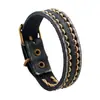 Joyería de Exportación Europea y Americana, Pulseras Tejidas de Cuero Vintage, Venta Directa del Fabricante, Joyería Hecha a Mano de Cuero Genuino