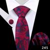 Corbata de Negocios para Hombre Pañuelo de Bolsillo Traje Vestido Banquete Camisa Rojo Negro Polo Lunares Cuadros Corbata de 8cm
