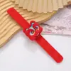 Anillo a presión Danza del León de Año Nuevo Pulsera Infantil Cabeza de Muñeco de Dibujos Animados Anillo a presión Accesorios para el Cabello Tienda Regalo de Celebración Regalo Muñeca