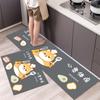 Tapetes para Piso de Cocina Resistentes a Manchas y a Prueba de Aceite, Tapetes para el Hogar, Tapetes Largos para Puerta de Entrada de Baño, Felpudos, Alfombras para Dormitorio Temu