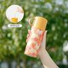 Bonita taza de agua portátil de verano para mujer, de plástico, resistente a caídas, sellada y práctica, resistente a la temperatura, para deportes infantiles.