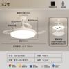 Lámpara Ventilador Invisible 2025 Nueva Lámpara Ventilador de Techo Sala de Estar Comedor Candelabro Dormitorio con Ventilador Ultra-Delgada Zhongshan Lámparas