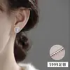 Brincos de Pérola Estilo Febre Prata de Lei 999 Brincos de Pérola Natural 2026 Mais Vendidos High-End Luxo Leve Brincos Perfeitamente Redondos