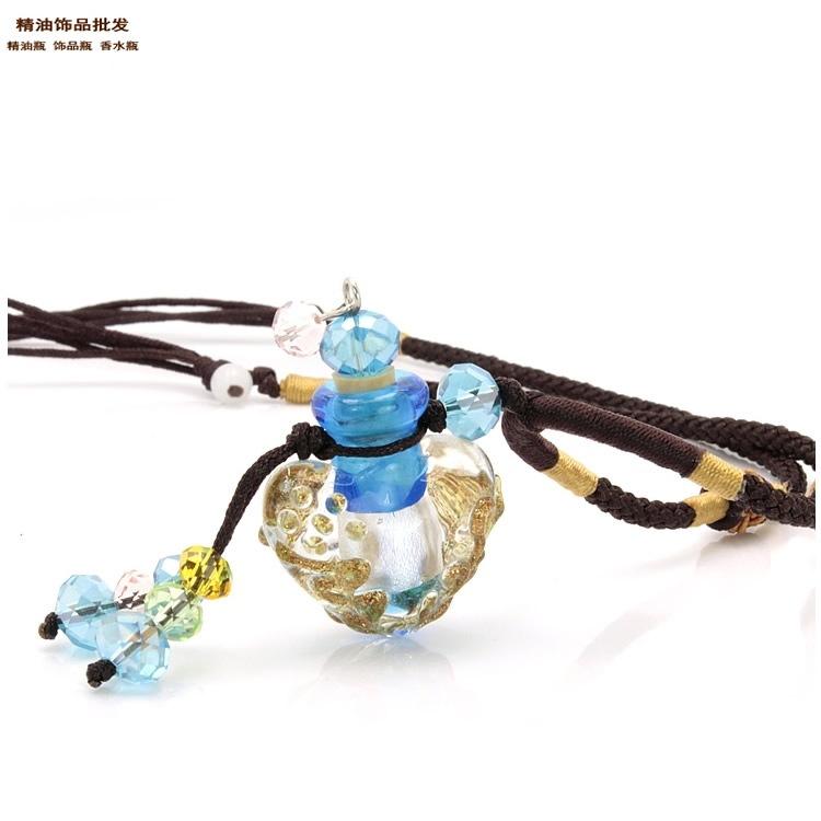 精油饰品网天蓝色心形巴洛克双扣绳项链3.jpg