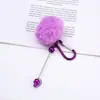 Mosquetón Creativo DIY de Pompones Colgante Sencillo de Color Sólido para Mochila Identificación Coche Llavero Directo del Fabricante