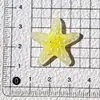 Accesorios de resina de estrella de mar en color degradado para fundas de teléfono DIY, pasadores, coleteros, decoraciones de zapatos y materiales para juguetes